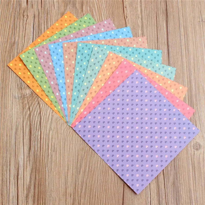 30 шт./лот цветная бумага для скрапбукинга домашнего декора рукоделия оригами Lucky