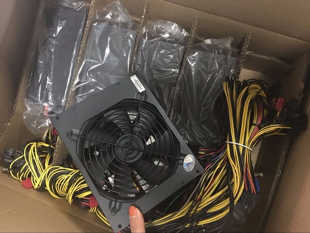 95 плюс золото Мощность 2000 W ATX12V V2.31 ETH монет горно Miner Питание активный pfc источник питания для antminer l3 эфириума S9 S7