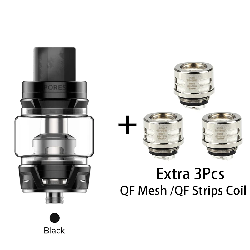 Черный Испаритель Vaporesso SKRR-S испаритель 8 мл электронная сигарета распылитель для роскошной коробки мод испаритель VS Vaporesso SKRR танк - Цвет: Черный