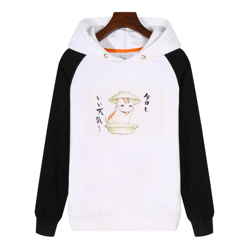 Natsume's Book of Friends японское аниме Такаси Нацумэ Nyanko-толстовки sensei для мужчин и