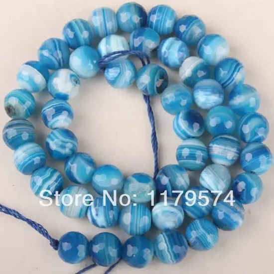

Красивые Новые 10 мм голубые бусины из драгоценных камней, Женские Подарочные бусины для девочек, бижутерия «сделай сам», ожерелье, браслет, ...