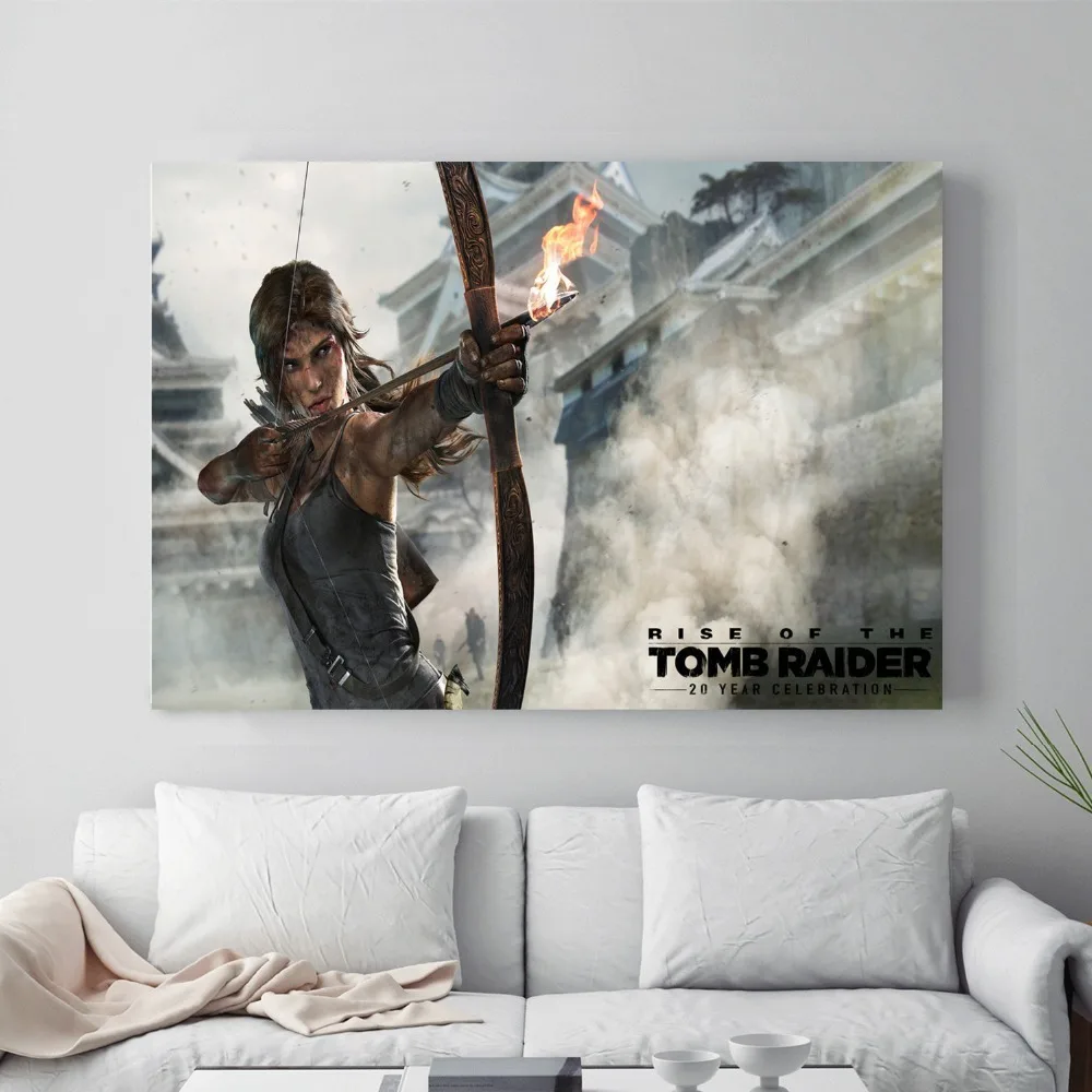 Rise Of The Tomb Raider Game Печать на холсте Современная живопись плакаты настенные художественные картины для украшения гостиной без рамки