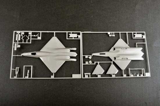 1:144 Американский YF-23 серый магический истребитель Военная сборка модель самолета