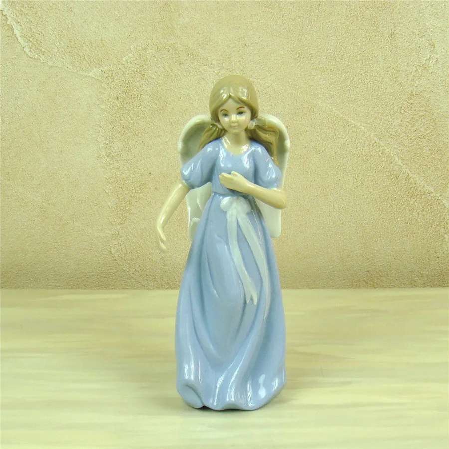 Сладкий фарфор Фея статуэтка ручной работы керамика Красота Девушка Ангел