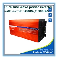 5000w pure sine wave inverter dc24v to ac220v invertersolar power inverter with auto transfer switchcar inverter