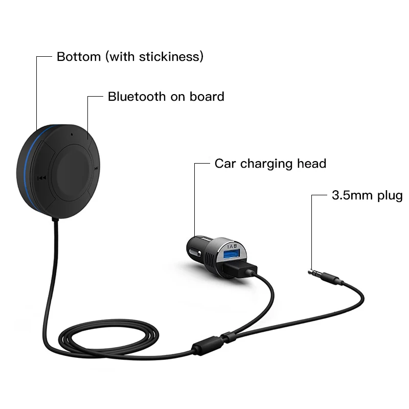 Беспроводной fm-передатчик Bluetooth автомобильный комплект MP3 4 1 Handsfree аудио приемник