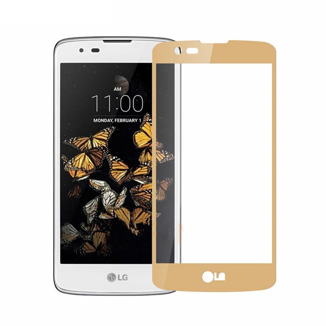 Закаленное стекло с полным покрытием для LG K7 2016 защитная пленка экрана X210ds X210 MS330
