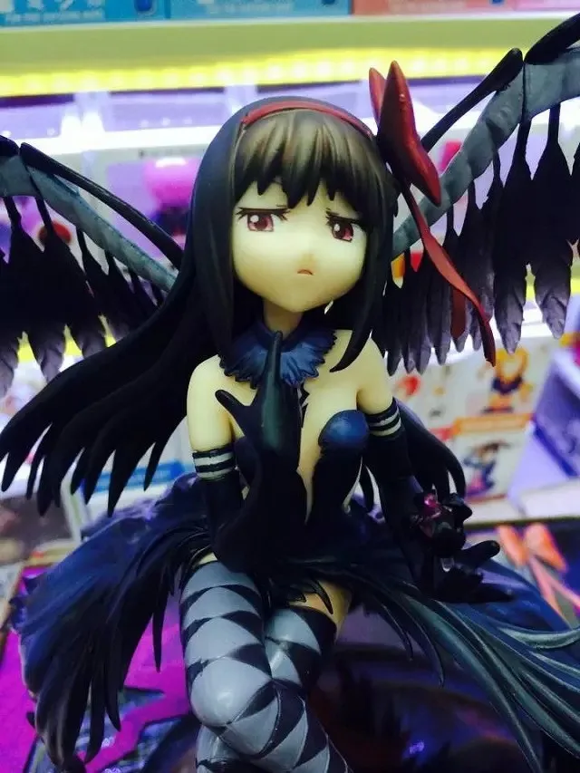 Аниме Мадока волшебная девушка Puella Magi Akemi Homura Devil Ver. 25 см ПВХ фигурка коллекция моделей кукол модель сексуальная девушка игрушка