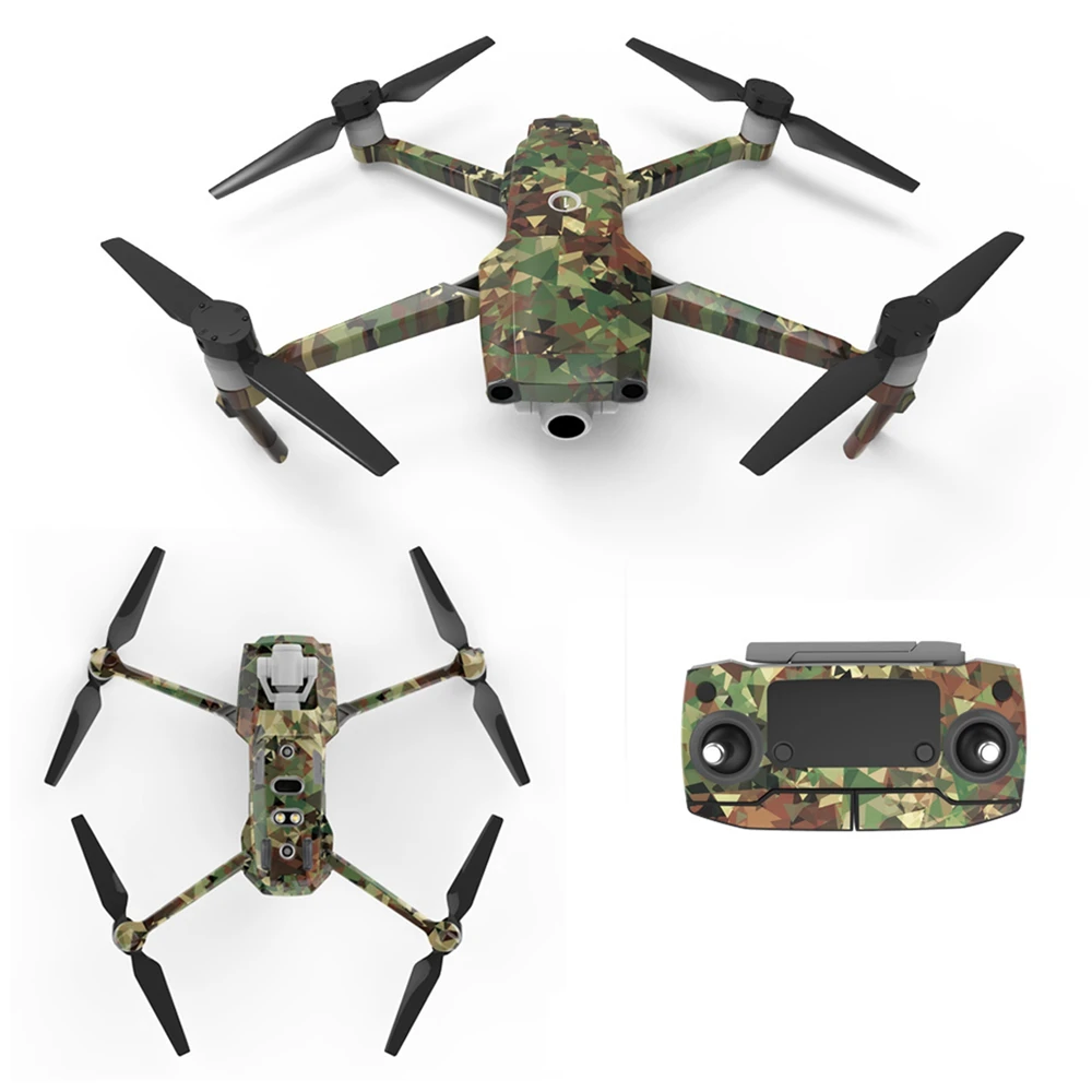 Камуфляжная водостойкая наклейка для DJI Mavic 2 Pro& Zoom Drone Body батарея Arm& пульт дистанционного управления сплошная защита