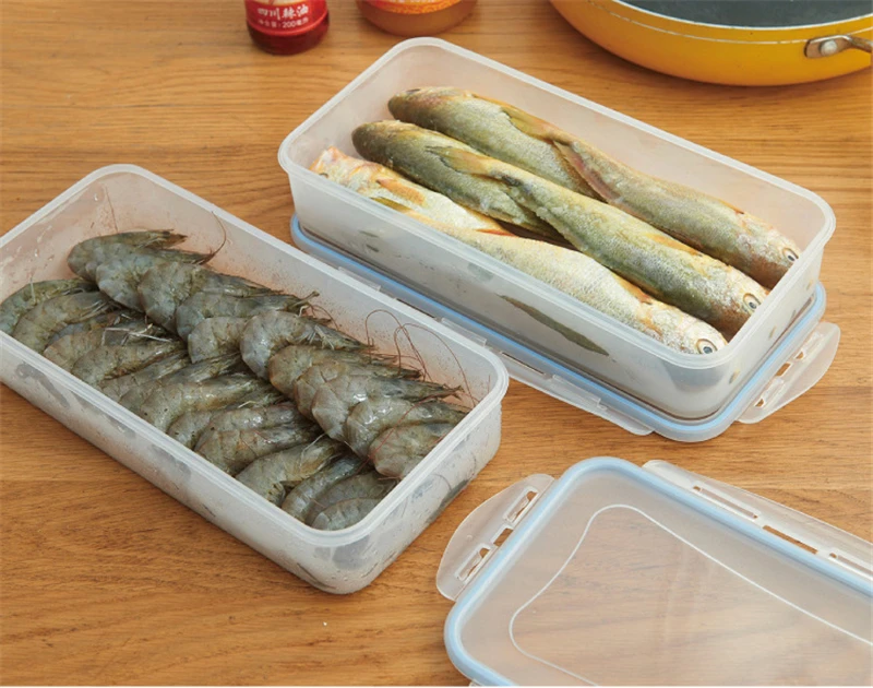 Пластиковые корзины для хранения холодильник коробка для хранения продуктов прибор для хранения фруктов контейнеры с крышкой кухня холодильник шкаф морозильник ланч бокс