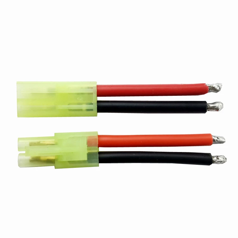 1 пара силиконовые соединители для батарей Mini Tamiya 14AWG|lipo battery|airsoft lipomini tamiya |