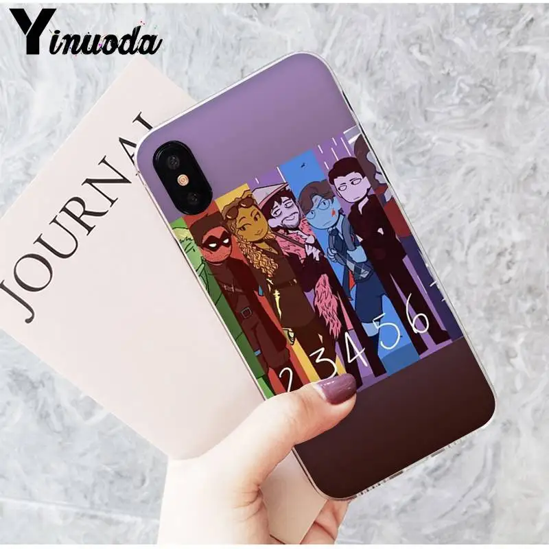 Yinuoda новый тв зонт академия тпу мягкий силиконовый чехол для телефона iPhone 8 7 6 6S Plus