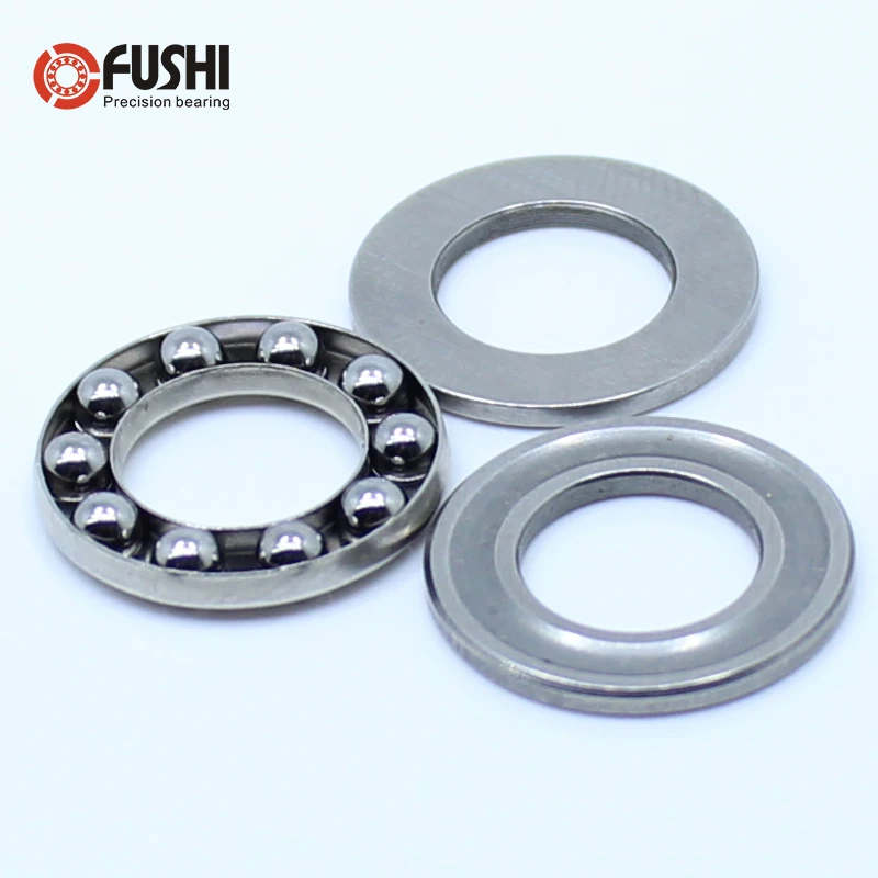 

6PC F2-6M F2.5-6M F4-9M F5-10M F6-11M Stainless steel cage Axial Ball Thrust Bearings 2x6x3 2.5x6x3 4x9x4 5x10x4 6x11x4.5 6Pcs