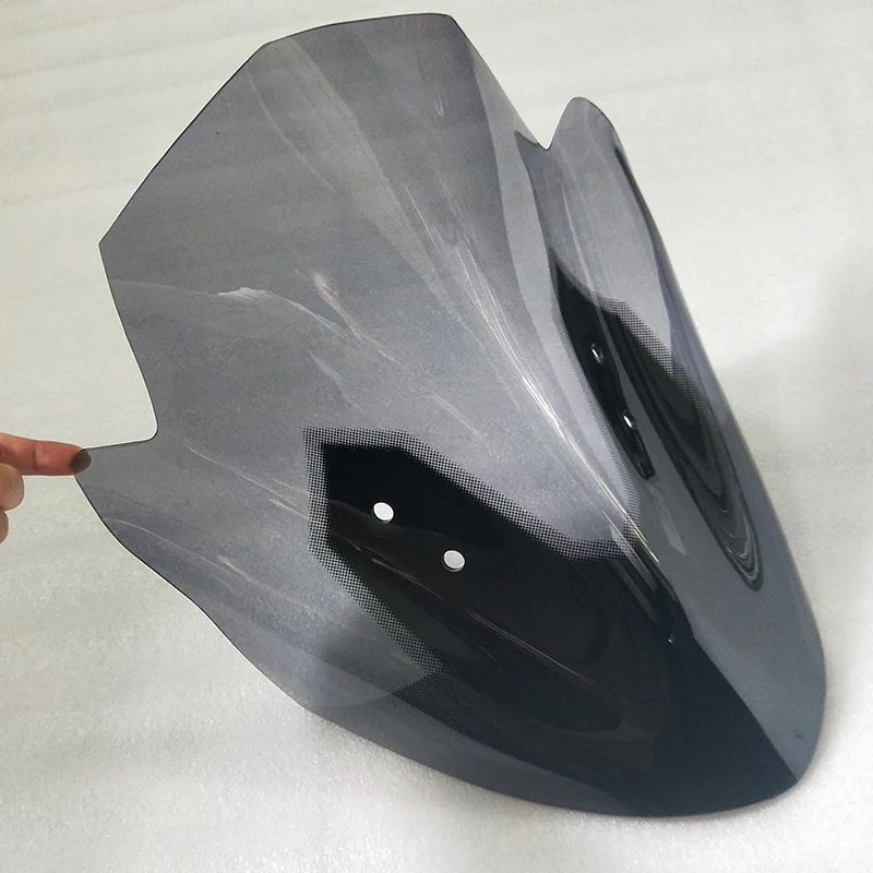 Для Kawasaki ER 6N ER6N 2012 2013 2014 2015 2016 ветровое стекло мотоцикла черное с дымом|Козырьки от