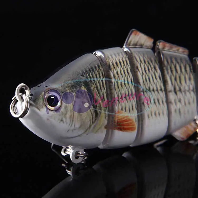 Venture 2pcs/lot 102mm/17g Hard Fishing Baits 6 Segment Wobbler VIB Swimbait with 6# Hook Treble | Спорт и развлечения