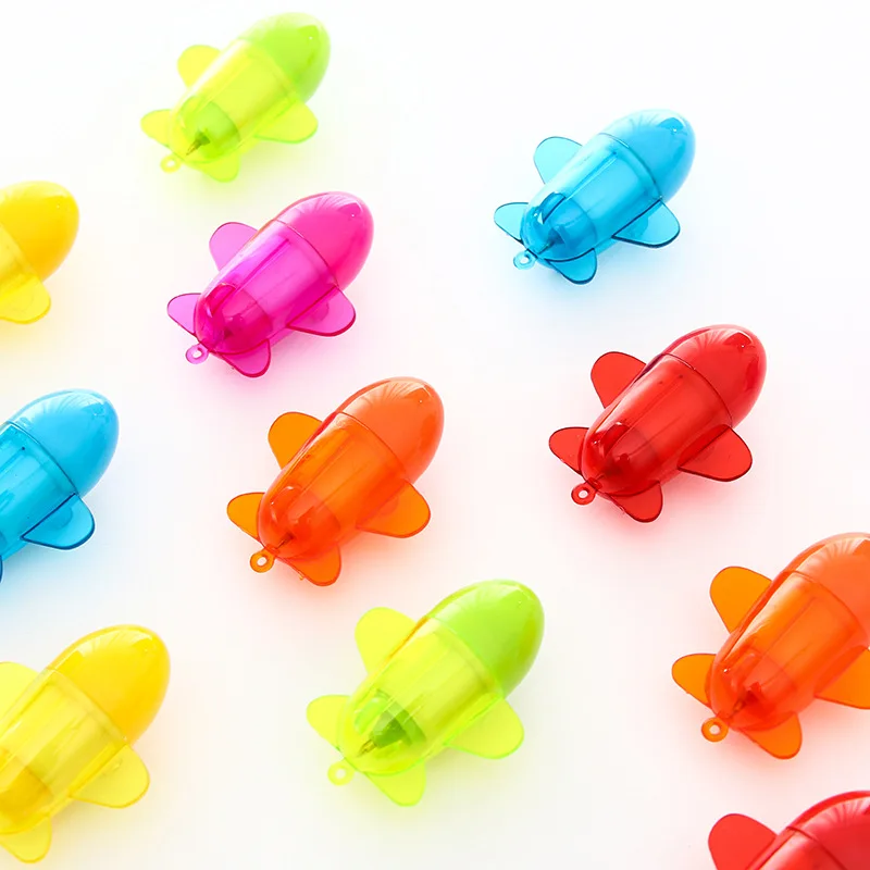 

48 pcs/Lot Kawaii ballpoint pen 1.0mm Color plane Blue color ballpen Novelty stationery Office school supplies FB135