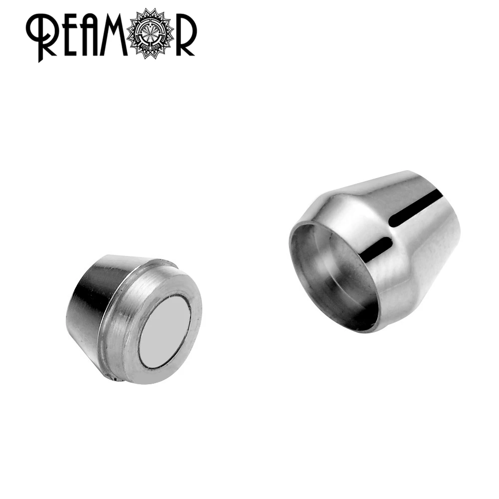 REAMOR 5 мм Ювелирные изделия для женщин и мужчин браслет застежка Сделай Сам 316l