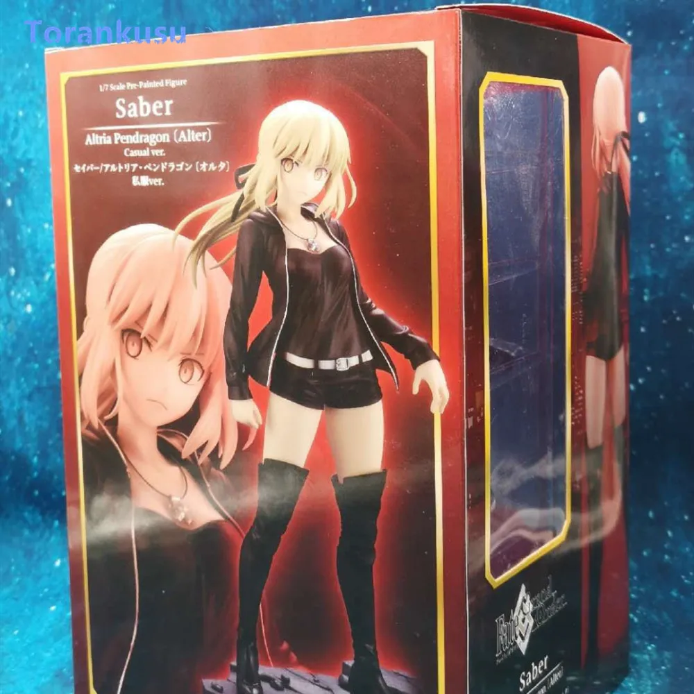 Fate Stay Night Saber фигурки повседневные Ver ПВХ коллекционная игрушка Fguras Аниме Фигура фигма Кукла человек подарок на день рождения игрушки PG