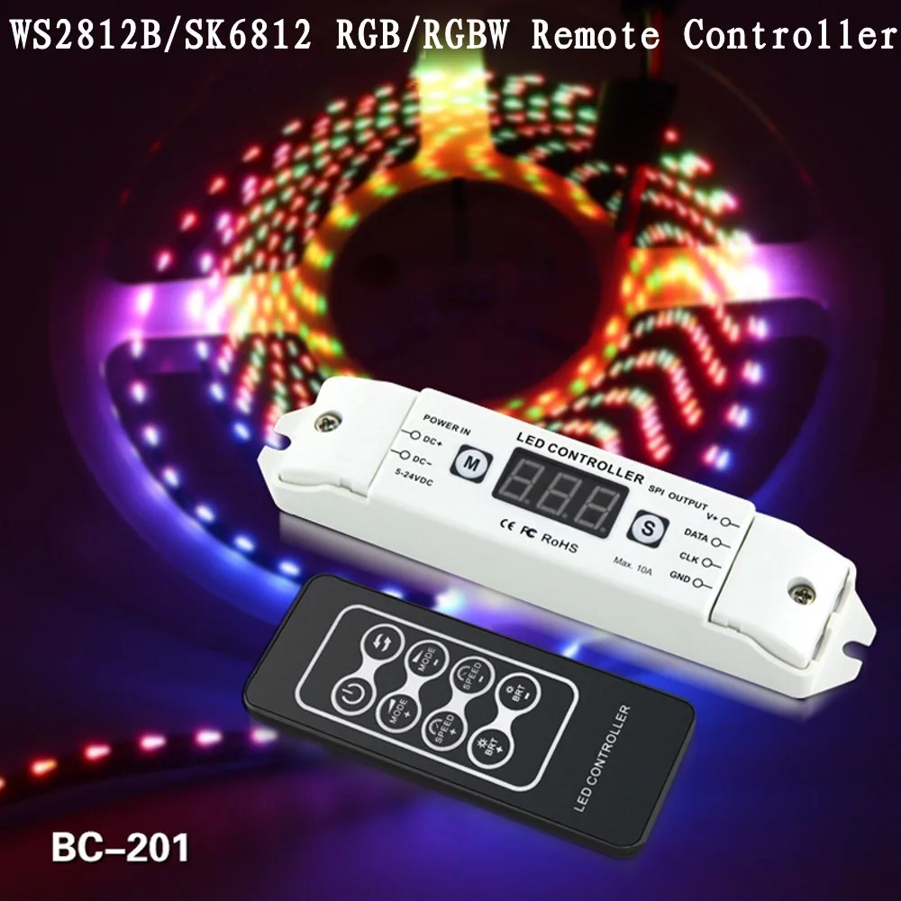 Новый светодиодный контроллер WS2812B WS2811 WS2801 LPD6803 LPD8806 SK6812 RGBW WWA RGB Pixel с