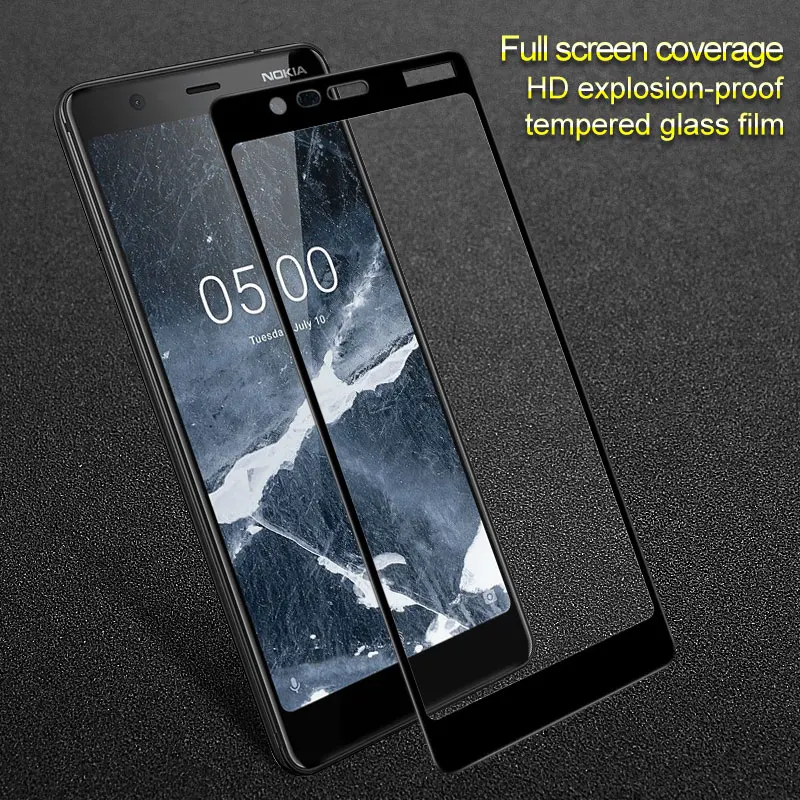 For Nokia 5.1 Glass Screen Protector iMAK Full Coverage Tempered Protective Film | Мобильные телефоны и аксессуары
