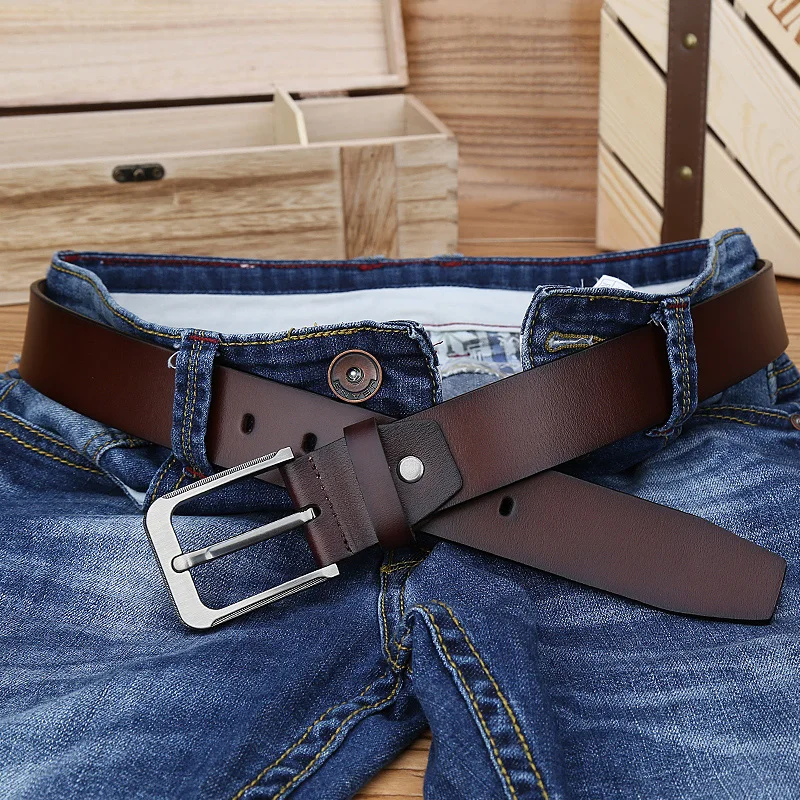 Мужской ремень из натуральной кожи высокого качества | Аксессуары для одежды