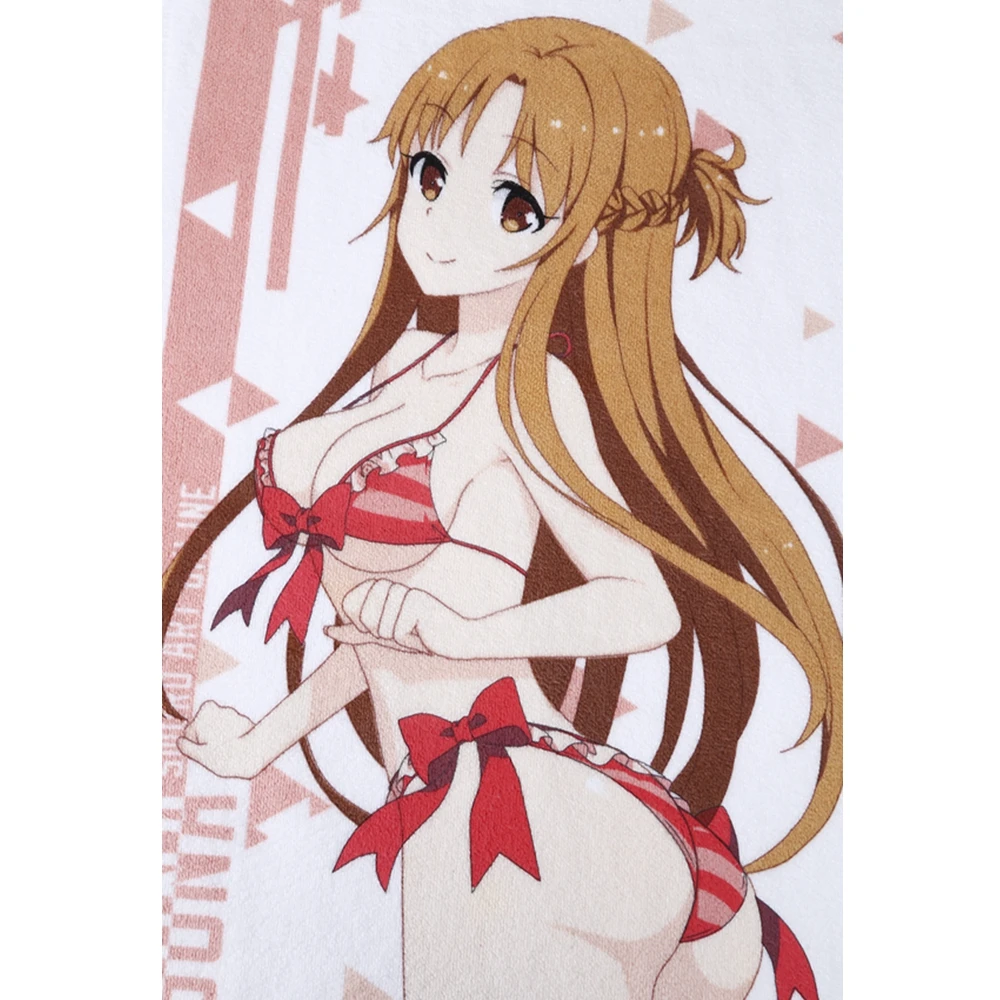 Аниме FGO Astolfo Sword Art Online Yuuki Asuna DATE A LIVE Tokisaki Kurumi Косплей волшебное изменение цвета лица банное полотенце facelth