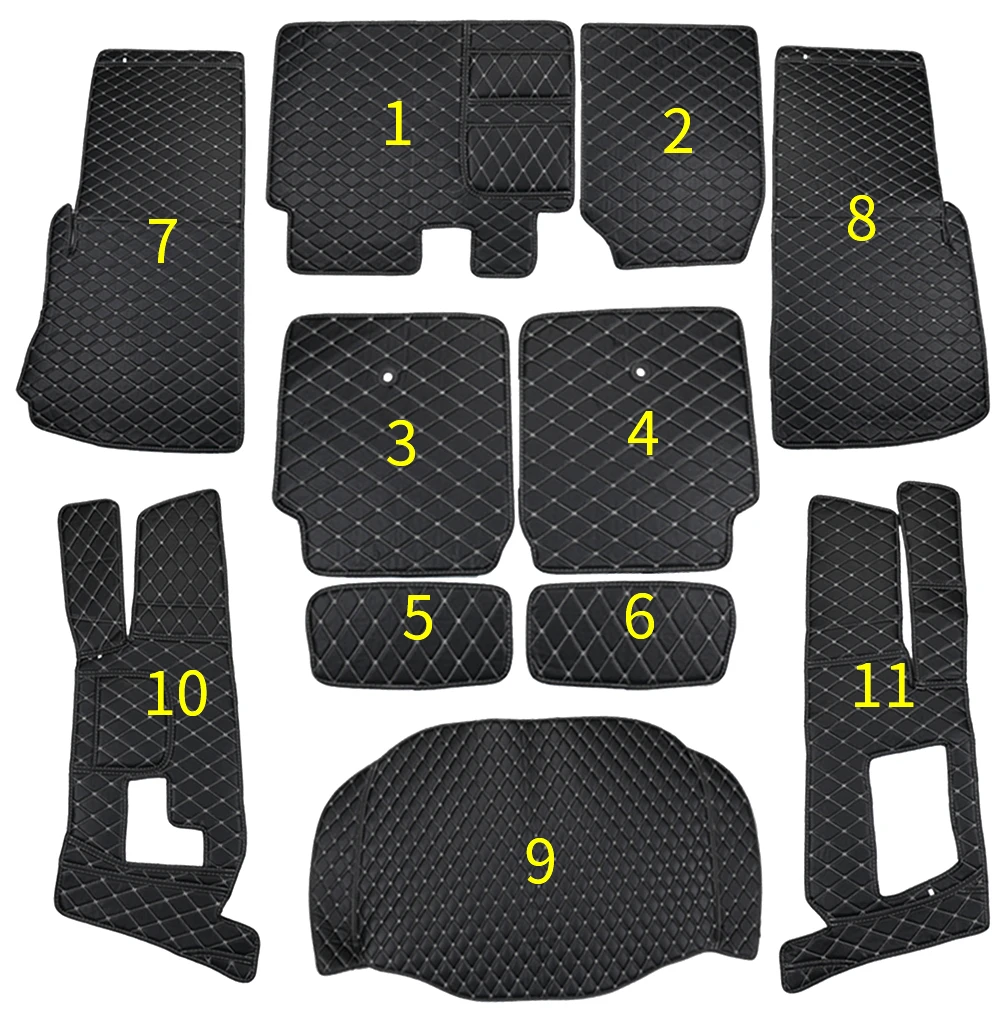 JHO защитный коврик для багажника на 7 сидений Ford Explorer 2011-2019 2015 2016 2017 2018 2013
