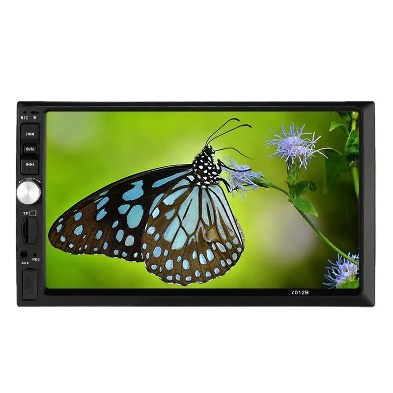 2 Din " в Dash HD автомобильный аудио видео MP5 плеер 1080P Bluetooth V3.0 USB порт Автомобильный Радио плеер с камерой заднего вида