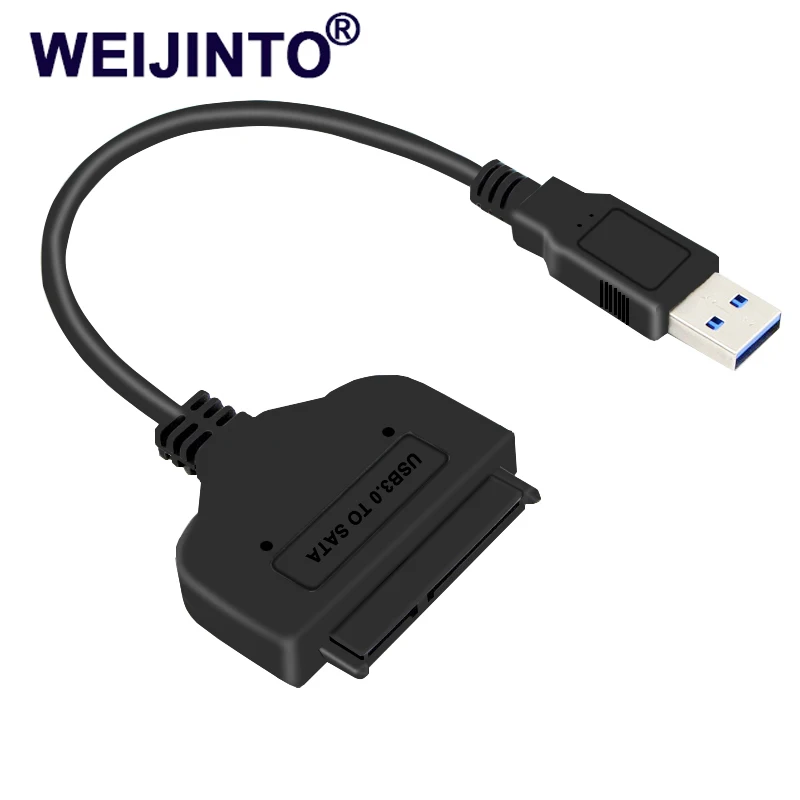Адаптер USB 3 0 на SATA3 22 контактный кабель sata для 2 5 SSD HDD HD жесткого диска конвертер от