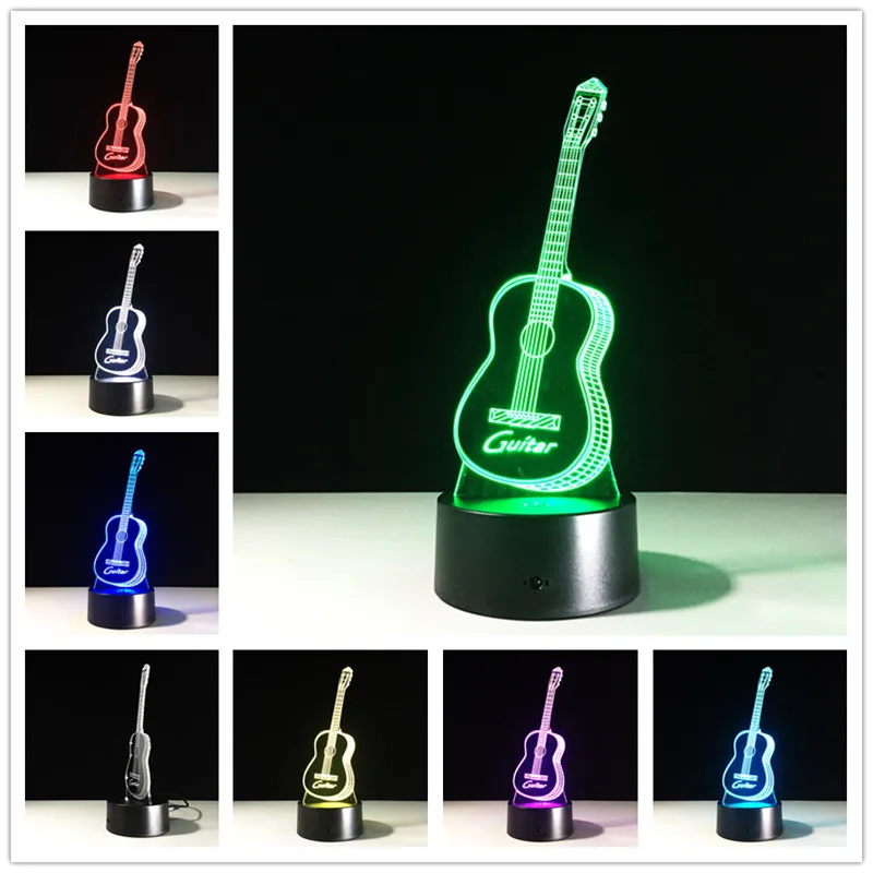 3d Usb светодиодный ночник сенсорный Usb-светильник настольная лампа детский