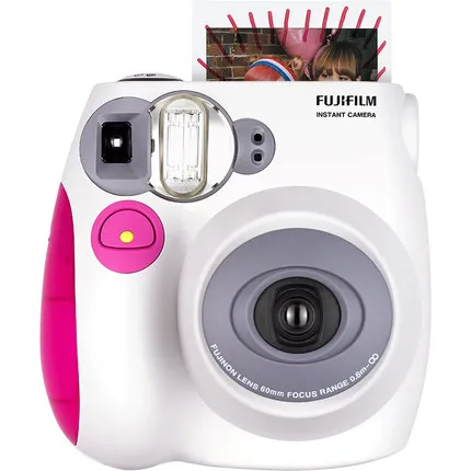 Моментальная фотокамера Fujifilm Instax Mini 7 s синий и розовый цвета бесплатная