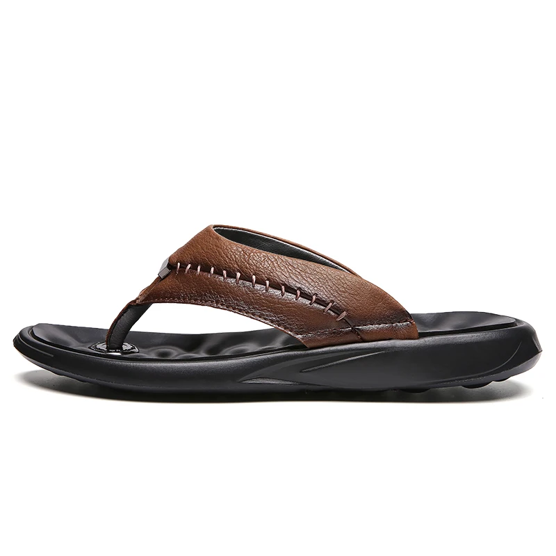 2019 мужская пляжная обувь повседневные сандалии-шлепанцы летние удобные мягкие