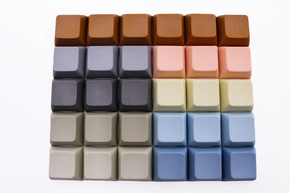 MP 1U XDAS ключи PBT пустой Keycap смешанный цвет Cherry MX Переключатель колпачки для проводной USB Механическая игровая клавиатура