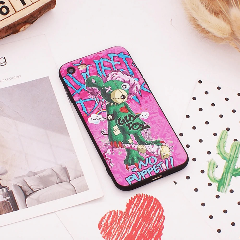 Lanrenz силиконовые милосердия чехол для iPhone 7 плюс 6 S Чехол Мягкий ТПУ злой игрушки s
