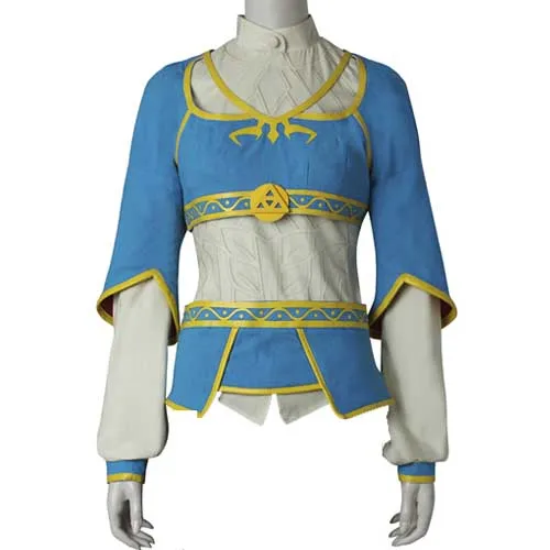 without accessories Горячая игра Легенда о Зельде принцесса косплей дыхание диких Zelda костюм перчатки для Хэллоуина Принцессы Фартук ремень - Цвет: without accessories