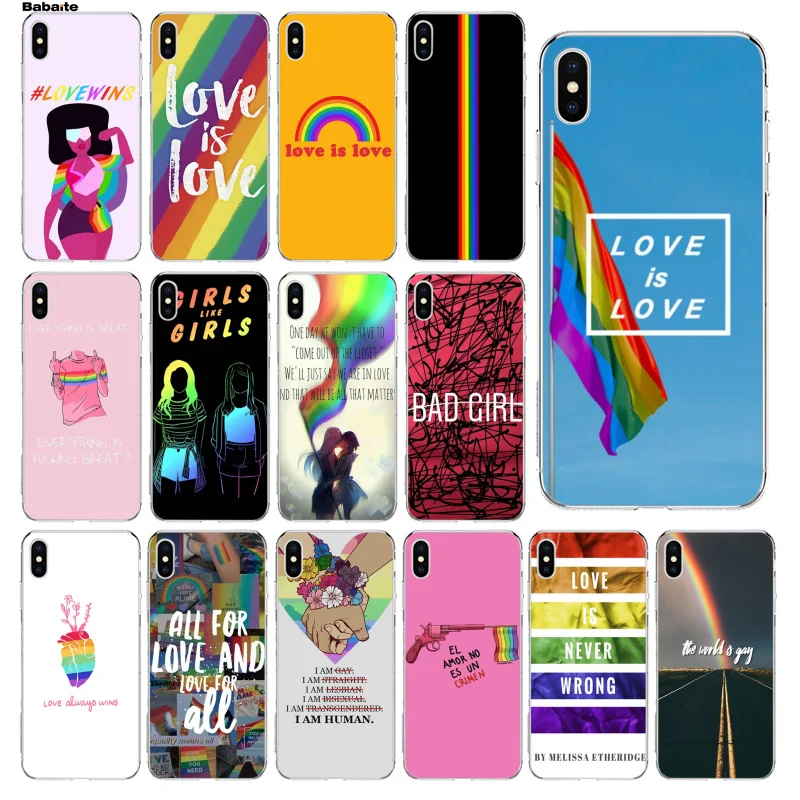 Babaite LGBT Love is love специальное предложение Роскошный чехол для телефона iPhone 5 6 S 6plus 7