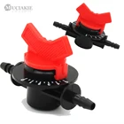 MUCIAKIE 1 шт. 7,5 мм ирригационный водяной шланг, кран, садовый кран, соединитель, фитинги для капельного орошения