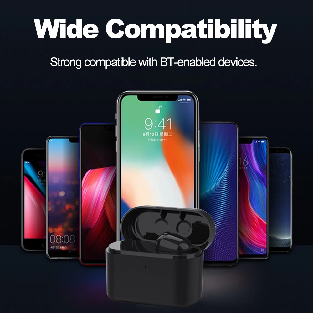S8 беспроводные Bluetooth-наушники Мини-наушники BT 4 2 Музыкальная гарнитура