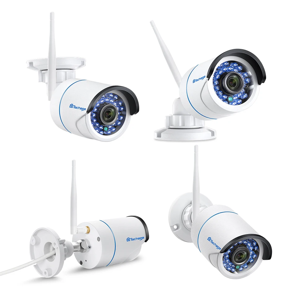 Techage Yoosee APP P2P 1080P Wi Fi 2MP SD карта Запись Беспроводная охранная Камера