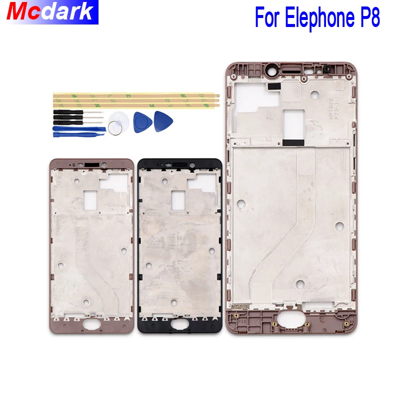 Mcdark для Elephone P8 Высококачественная поддерживающая рамка ЖК дисплея передняя