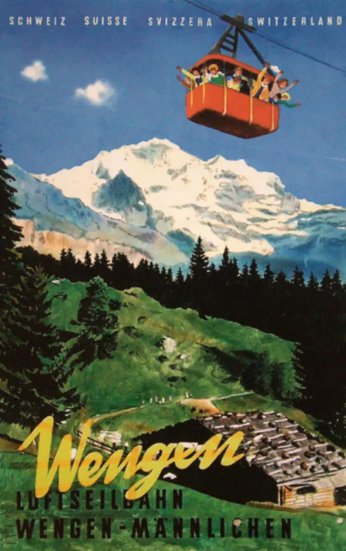 Switzerland Berne Tourism Posters Saanenmoser Classic Wall Stickers Canvas Painting Vintage Poster Home Bar Decor Gift | Дом и сад