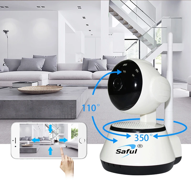 Беспроводная IP камера видеонаблюдения с функцией ночного видения|ip camera wifi|wireless ip