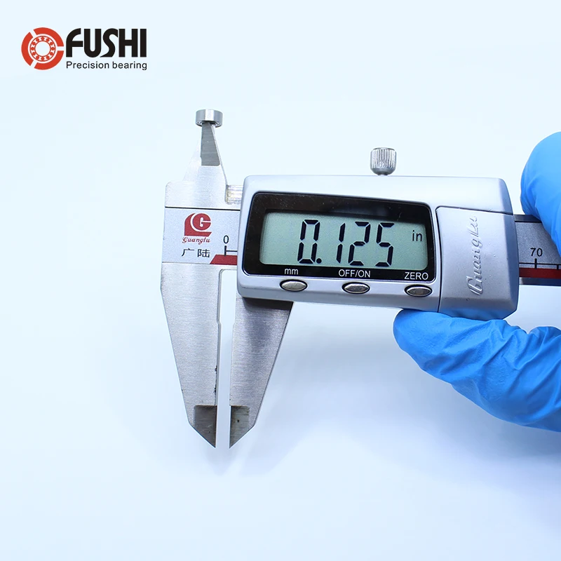 R144ZZ подшипник ABEC-1(10 шт) 1/" x1/4" x7/6" дюйм, миниатюрный R144 zz, Шариковые подшипники для моделей RC