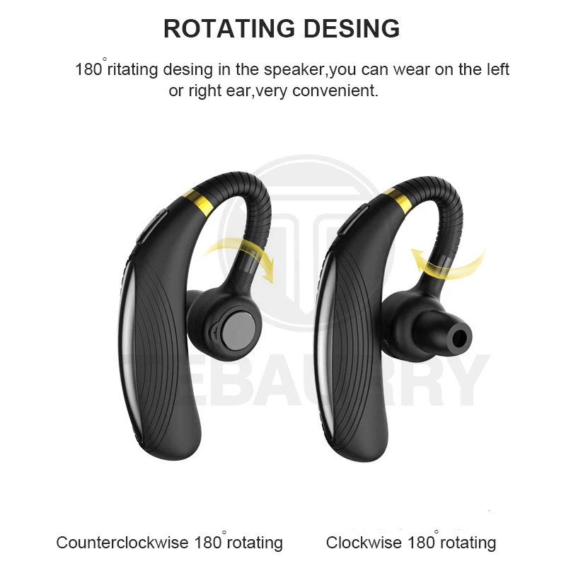 Bluetooth Earphone Wireless Headphone Headset with HD Music handsfree 45 hours working time for phone | Электроника
