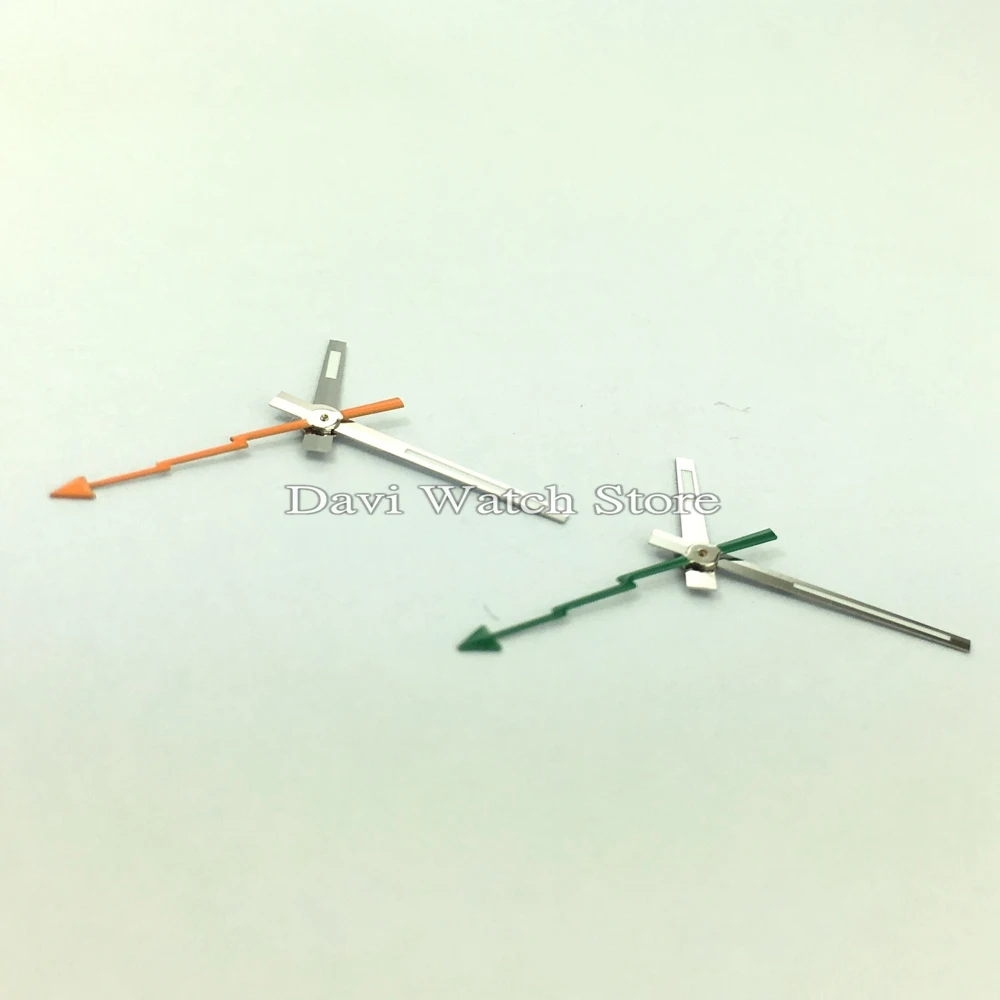 Подходит для Miyota 8205/8215/821A автоматический механизм зеленый/оранжевый секундный