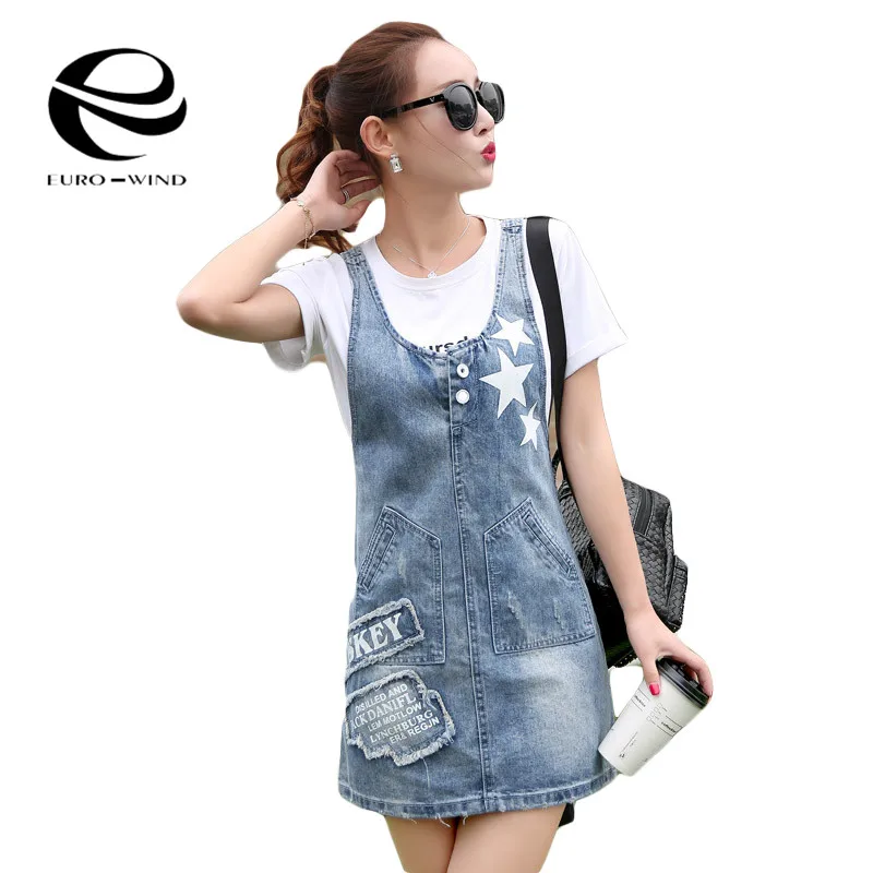 2019 Новый сезон: весна–лето женское платье джинсы из денима с кнопками тонкий