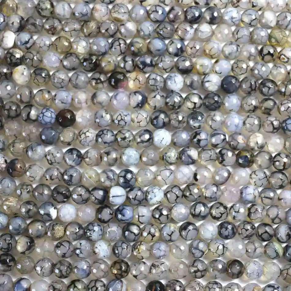 Натуральный черный драконовый Карнелиан с прожилками каменный Агат Оникс 6 мм 8 10