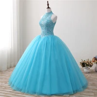 bealegantom 2021 quinceanera dresses ball gown crystals embroidery lace up vestido de debutante sweet 16 party dress qa1461