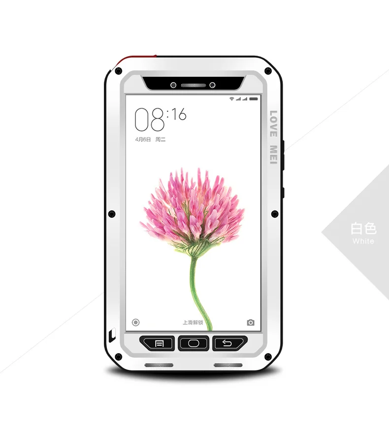 LOVE MEI металлические алюминиевые Чехлы для Xiao mi Max 6,4" Броня противоударное водонепроницаемое стекло с гориллой мощные Чехлы для Xiaomi mi x
