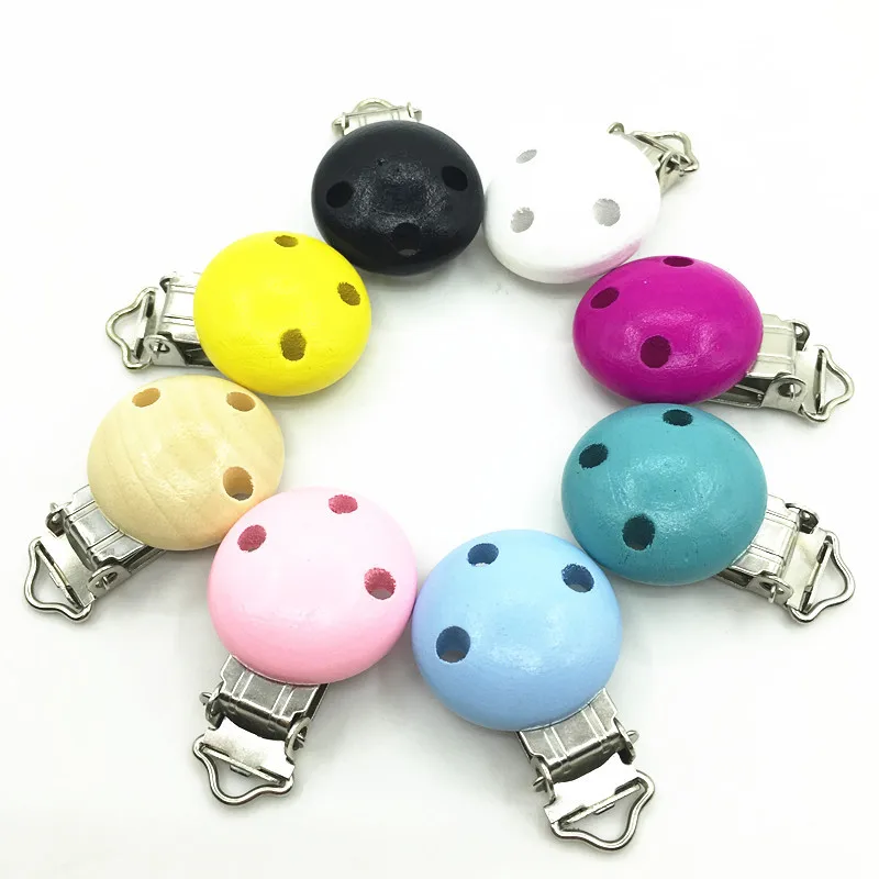 10 шт./лот деревянный Прорезыватель для зубов зажим соски универсальный свободные